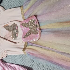 Sparkly Bunny Kids Costume Dress